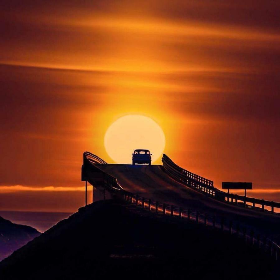 Appartamento Ola Bua Near The Atlantic Road Lyngstad Esterno foto