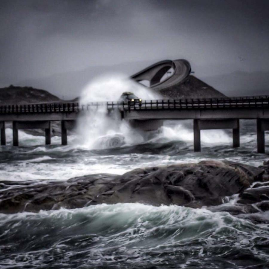 Appartamento Ola Bua Near The Atlantic Road Lyngstad Esterno foto