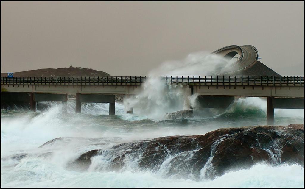 Appartamento Ola Bua Near The Atlantic Road Lyngstad Esterno foto